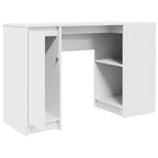 Rašomasis stalas, baltos, 120x42x76 cm, apdirbta mediena