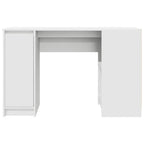 Rašomasis stalas, baltos, 120x42x76 cm, apdirbta mediena