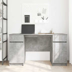 Stalas Betono pilka 140 x 49 x 76 cm Apdirbta mediena