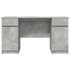 Stalas Betono pilka 140 x 49 x 76 cm Apdirbta mediena