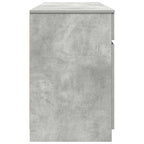 Stalas Betono pilka 140 x 49 x 76 cm Apdirbta mediena
