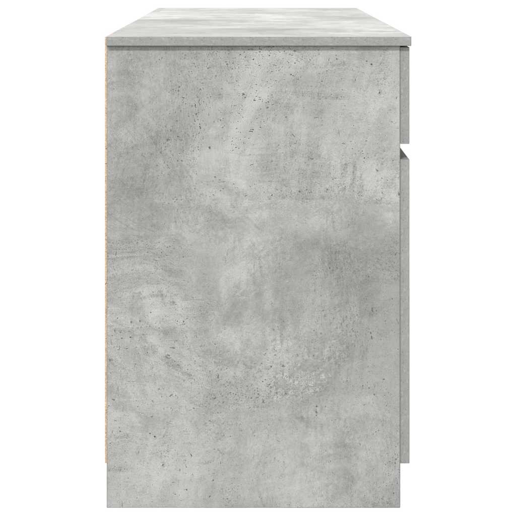 Stalas Betono pilka 140 x 49 x 76 cm Apdirbta mediena
