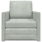 Sofa lova Šviesiai pilka 74 x 77 x 81 cm Aksomas