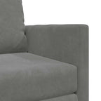 Sofa lova Tamsiai pilka 74 x 77 x 81 cm Aksomas