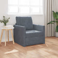 Sofa lova Tamsiai pilka 74 x 77 x 81 cm Aksomas