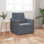 Sofa lova Tamsiai pilka 74 x 77 x 81 cm Aksomas