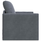 Sofa lova Tamsiai pilka 74 x 77 x 81 cm Aksomas