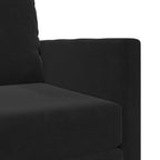 Sofa lova Juoda 74 x 77 x 81 cm Aksomas