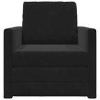 Sofa lova Juoda 74 x 77 x 81 cm Aksomas