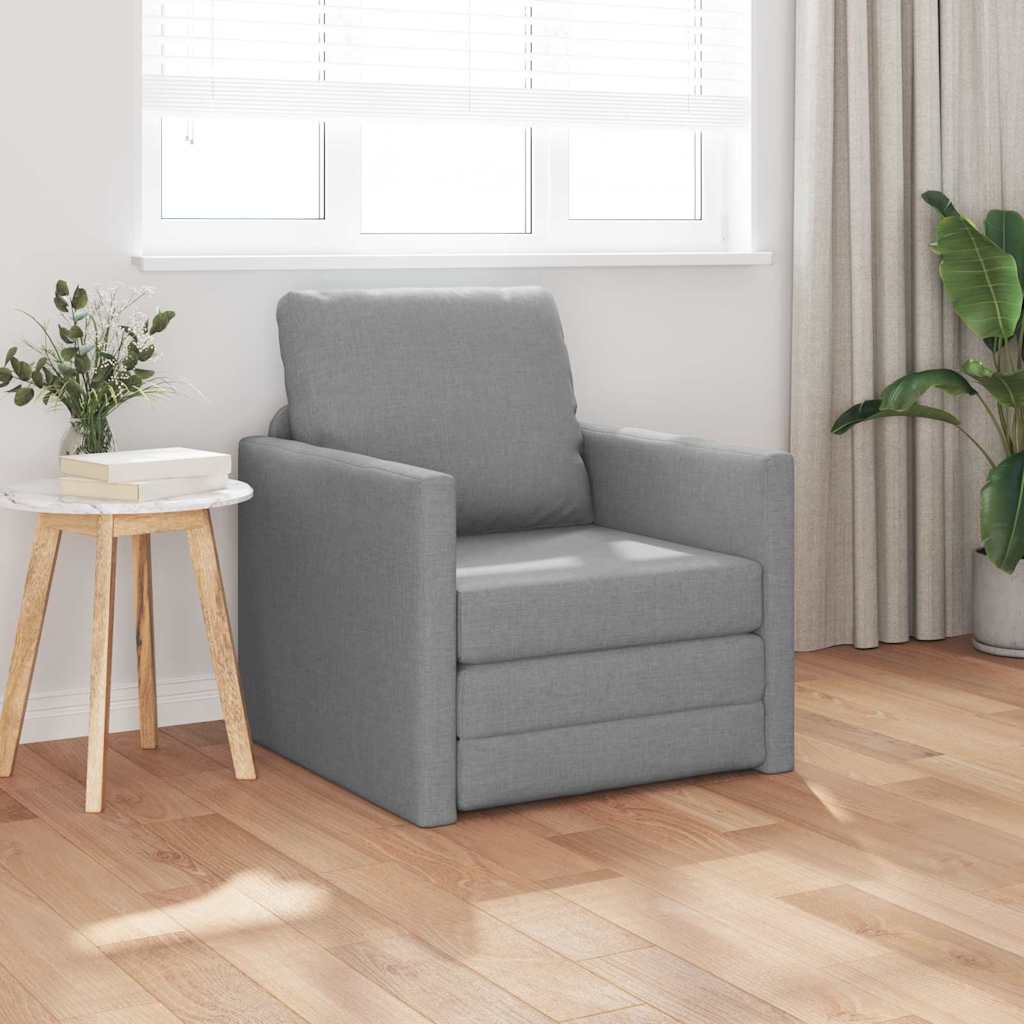 Sofa lova Šviesiai pilka 74 x 77 x 81 cm Aksomas