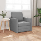 Sofa lova Šviesiai pilka 74 x 77 x 81 cm Aksomas
