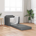 Sofa lova Tamsiai pilka 74 x 77 x 81 cm Aksomas