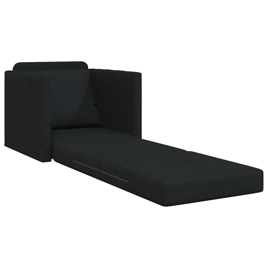 Sofa lova Juoda 74 x 77 x 81 cm Aksomas