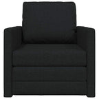 Sofa lova Juoda 74 x 77 x 81 cm Aksomas