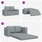 Sofa lova Šviesiai pilka 148 x 71 x 83 cm audinys