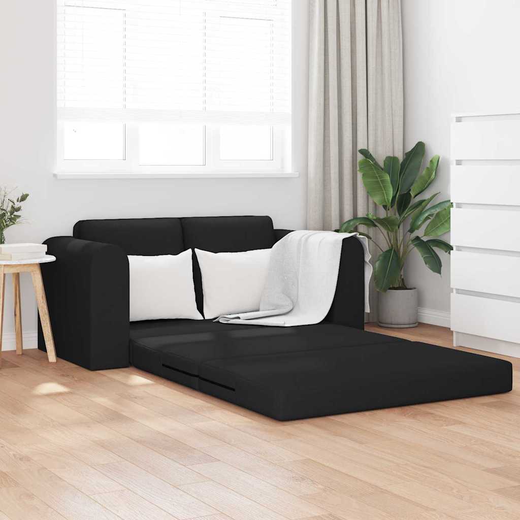 Sofa lova Juoda 148 x 71 x 83 cm audinys