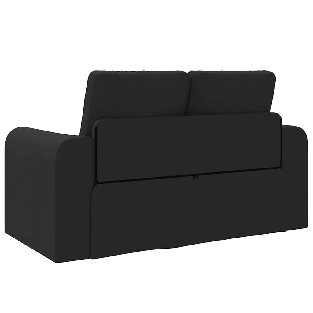Sofa lova Juoda 148 x 71 x 83 cm audinys