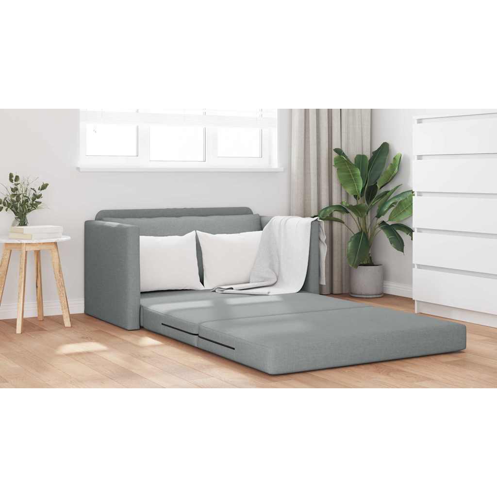 Sofa lova Šviesiai pilka 124 x 71 x 78 cm Aksomas