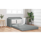 Sofa lova Šviesiai pilka 124 x 71 x 78 cm Aksomas