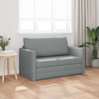 Sofa lova Šviesiai pilka 124 x 71 x 78 cm Aksomas