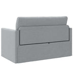 Sofa lova Šviesiai pilka 124 x 71 x 78 cm Aksomas