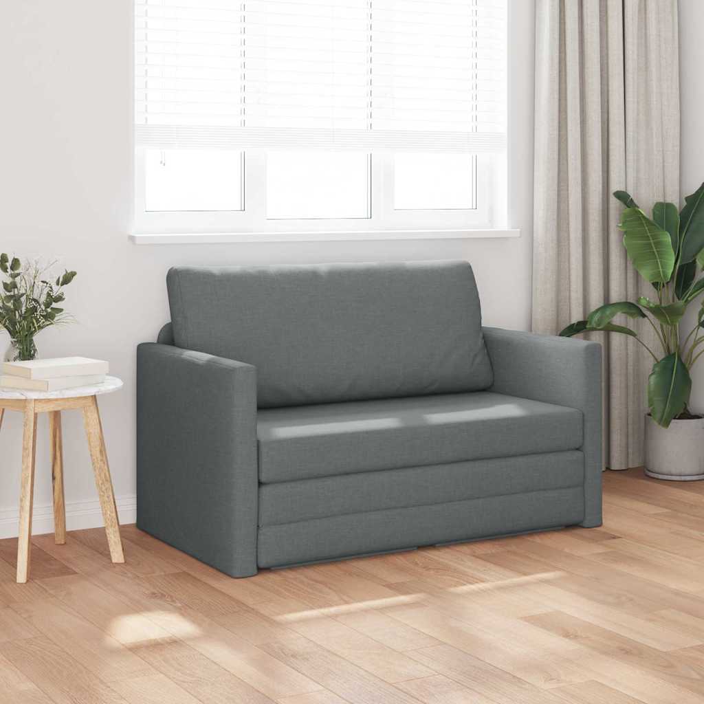 Sofa lova Tamsiai pilka 124 x 71 x 78 cm Aksomas