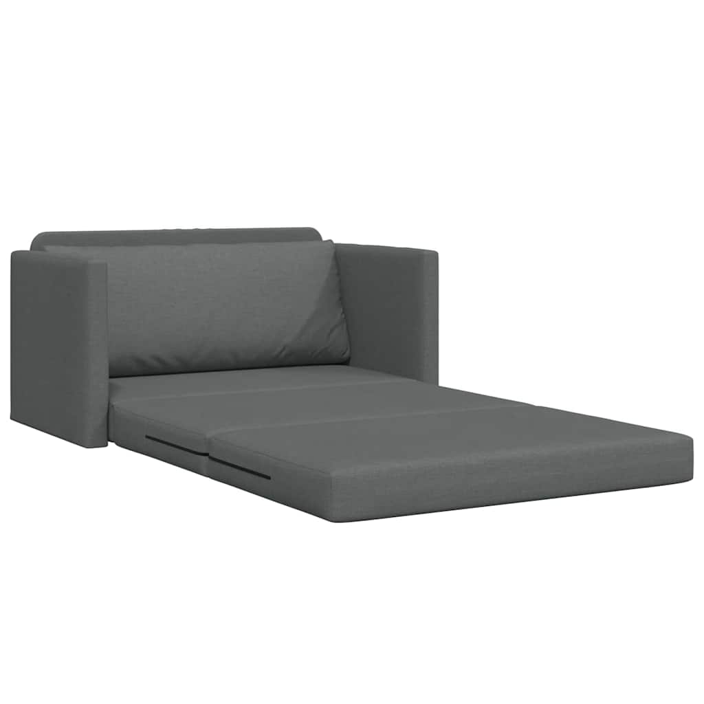 Sofa lova Tamsiai pilka 124 x 71 x 78 cm Aksomas
