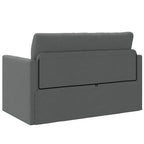 Sofa lova Tamsiai pilka 124 x 71 x 78 cm Aksomas