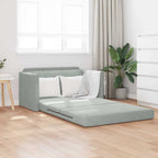 Sofa lova Šviesiai pilka 124 x 204 x 61 cm Aksomas