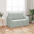 Sofa lova Šviesiai pilka 124 x 204 x 61 cm Aksomas