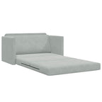 Sofa lova Šviesiai pilka 124 x 204 x 61 cm Aksomas
