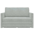 Sofa lova Šviesiai pilka 124 x 204 x 61 cm Aksomas