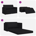 Sofa lova Juoda 124 x 71 x 78 cm Aksomas