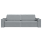 Sofa lova Šviesiai pilka 245 x 78 x 77 cm Aksomas