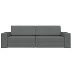 Sofa lova Tamsiai pilka 245 x 78 x 77 cm Aksomas