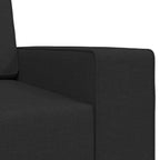 Sofa lova Juoda 245 x 78 x 77 cm Aksomas