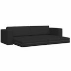 Sofa lova Juoda 245 x 78 x 77 cm Aksomas