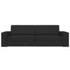 Sofa lova Juoda 245 x 78 x 77 cm Aksomas
