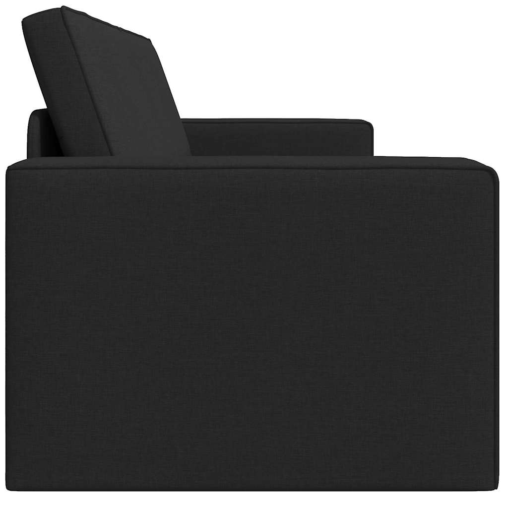 Sofa lova Juoda 245 x 78 x 77 cm Aksomas