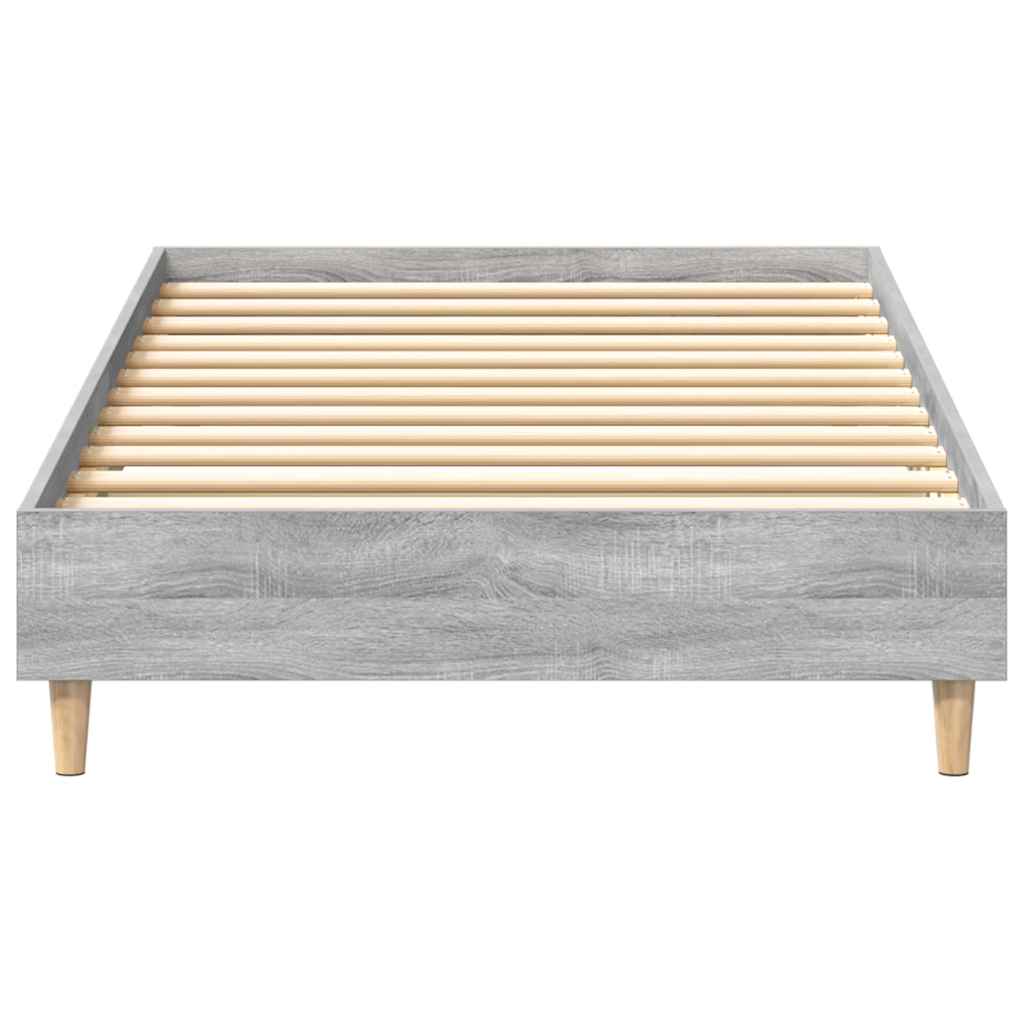 lovos rėmas be čiužinio pilka 90x190 cm inžinerinė mediena