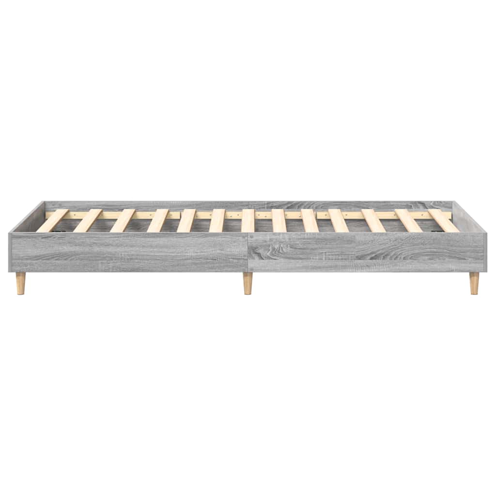lovos rėmas be čiužinio pilka 90x190 cm inžinerinė mediena