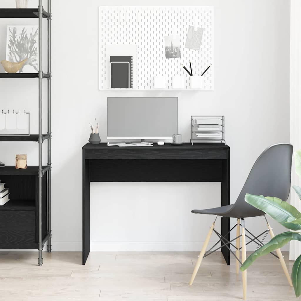 Stalas, juodo ąžuolo spalvos, 90x40x72 cm, inžinerinė mediena