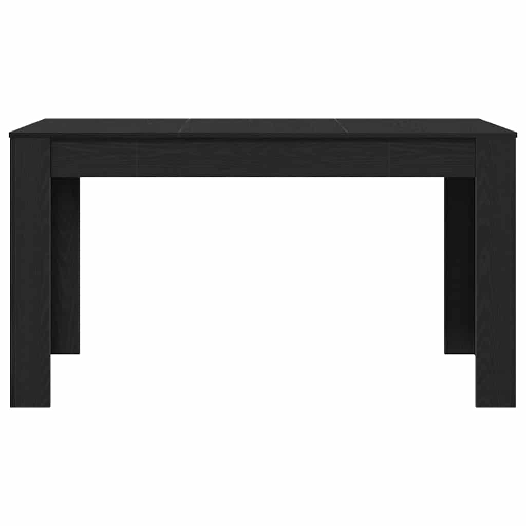 Valgomojo stalas juoda ąžuolo 140 x 74.5 x 76 cm