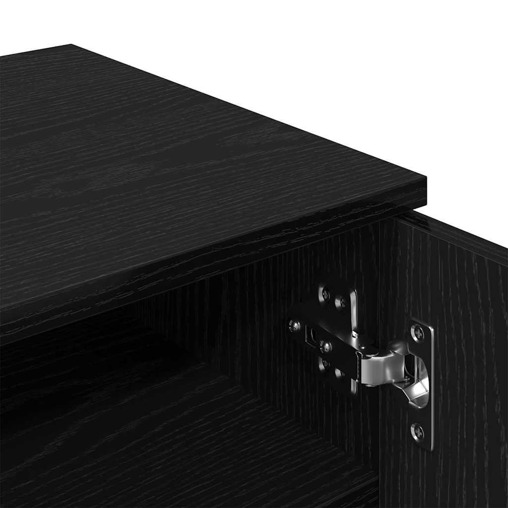 Batu skrynia juoda ąžuolo 59 x 35 x 100 cm Apdirbta mediena