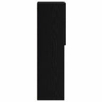 Televizoriaus spintelė 2 pcs Juoda 30,5 x 30 x 102 cm