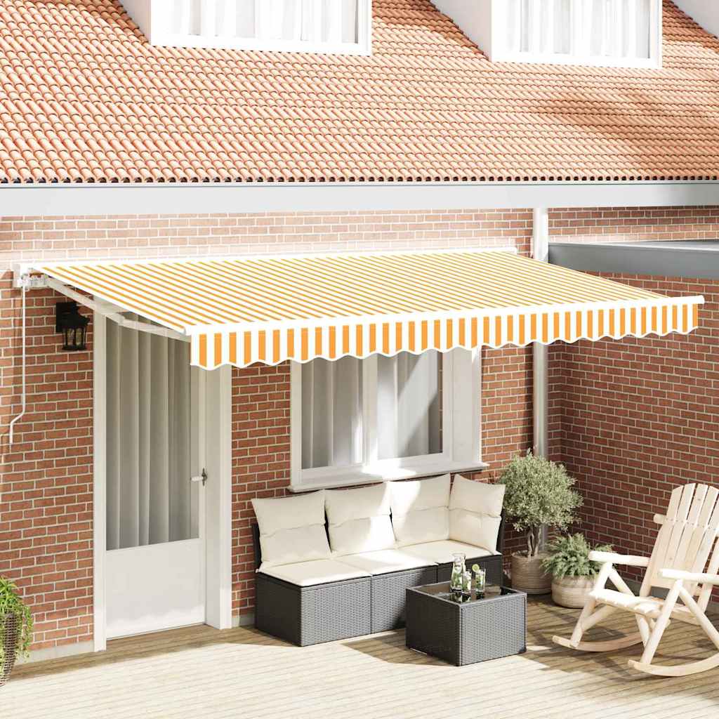Markizės pakaitinis audinys Mėlyna ir balta 235 x 195 cm