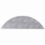Laiptų danga Pusmėnulio 15 pcs Sidabro 60 x 18 cm Aliuminis