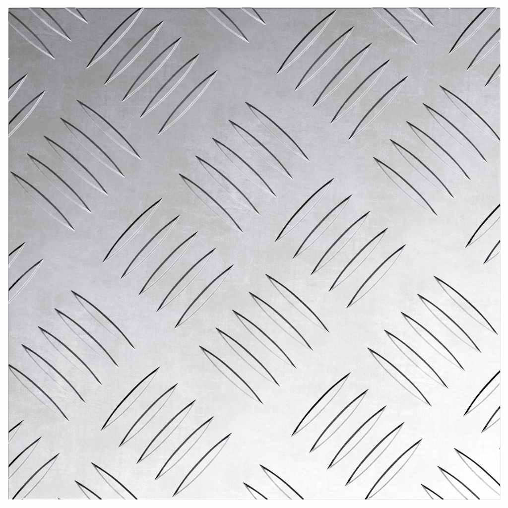 Laiptų danga Kvadrato 4 pcs Sidabro 20 x 20 cm Aliuminis