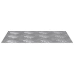 Laiptų danga Stačiakampio 2 pcs Sidabro 30 x 20 cm Aliuminis