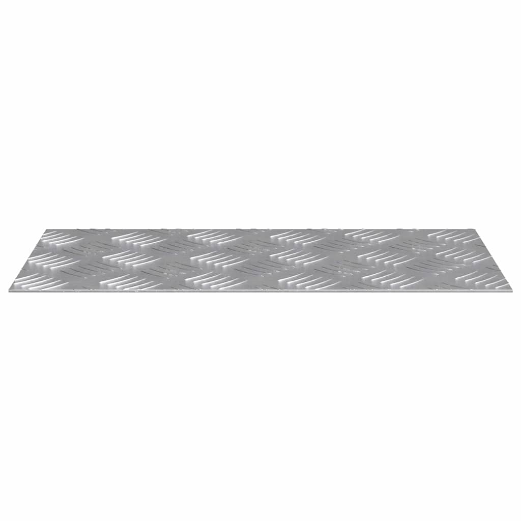 Laiptų danga Stačiakampio 2 pcs Sidabro 40 x 20 cm Aliuminis